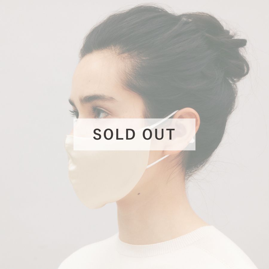 lounge WRAY シルクマスク ベージュ SOLD OUT