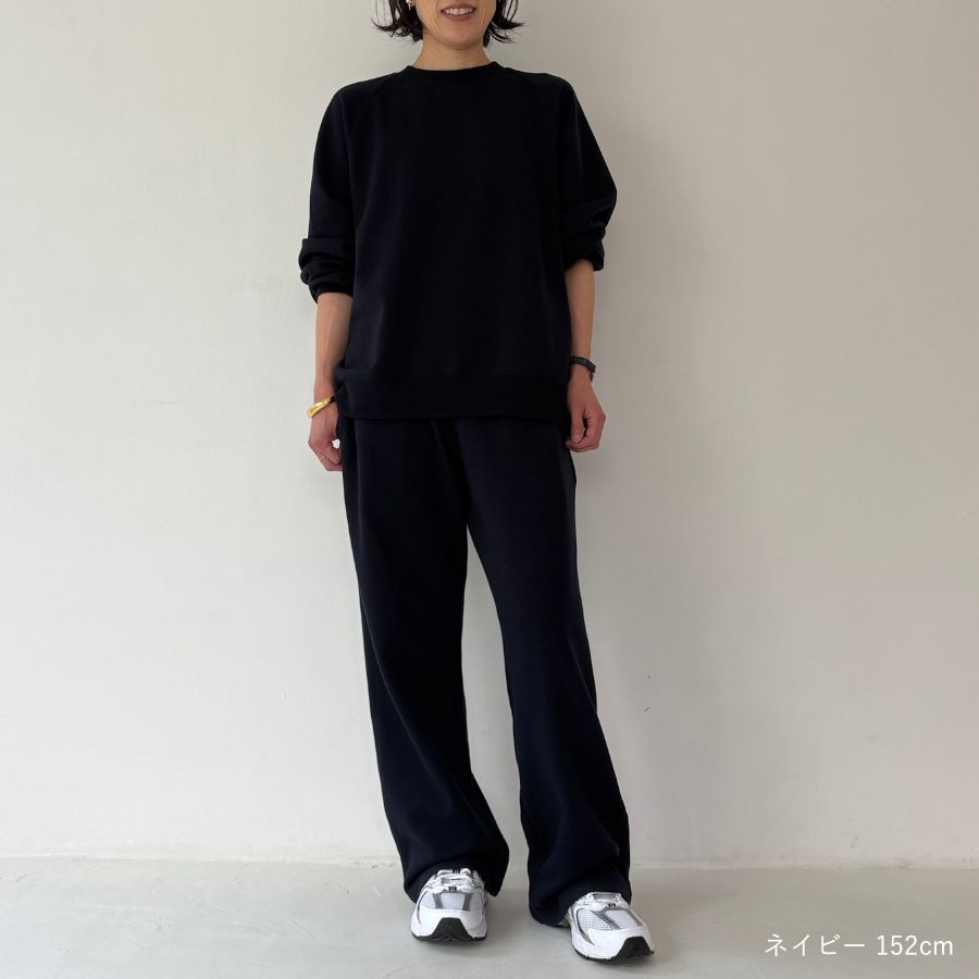lounge WRAY コンフォートスウェットトップス ネイビー