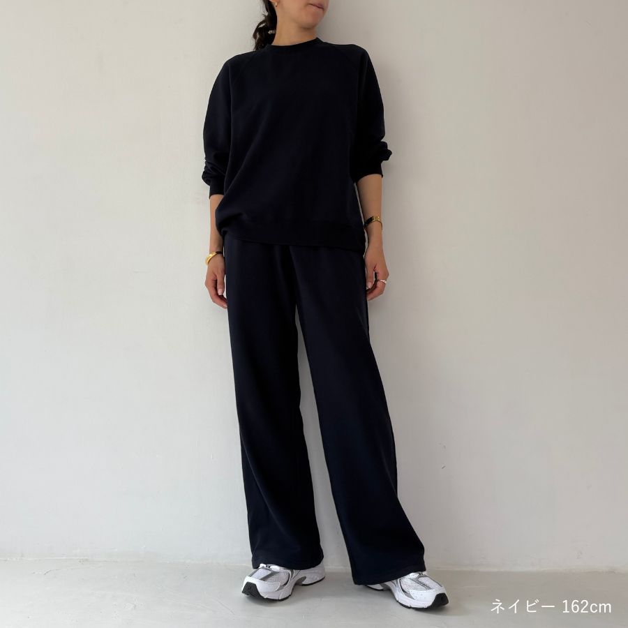 lounge WRAY コンフォートスウェットトップス ネイビー