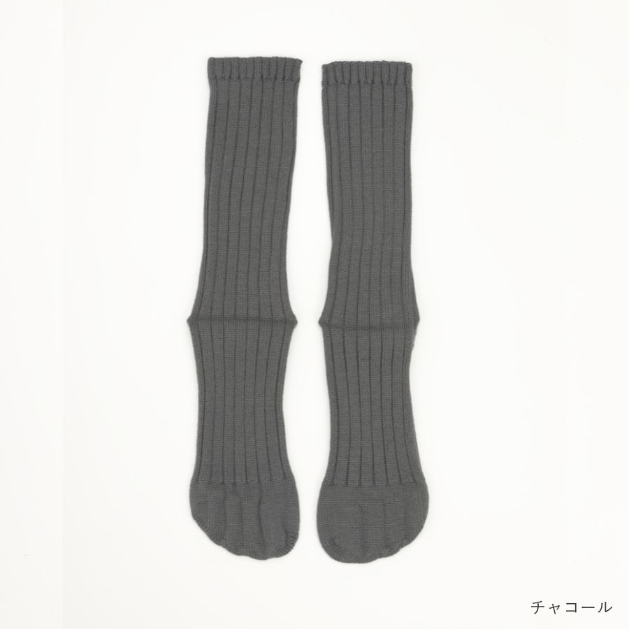 lounge WRAY プレミアムウールシークレットソックス チャコール