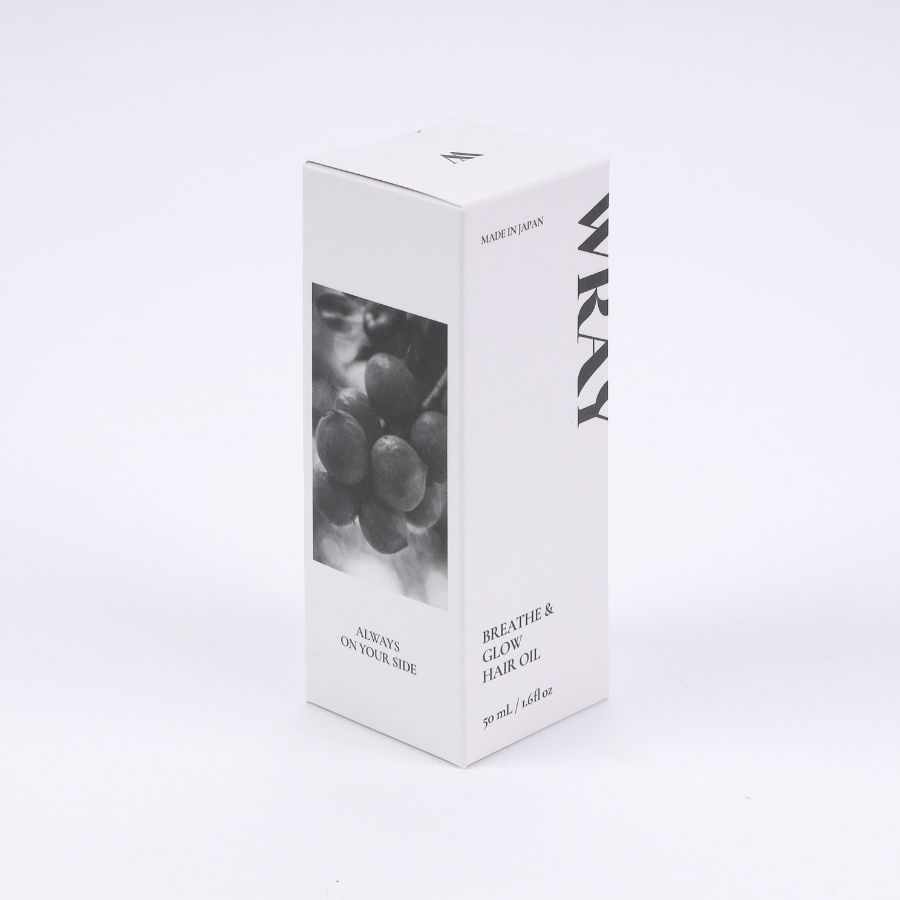 WRAY ブリーズ&グローヘアオイル 化粧箱