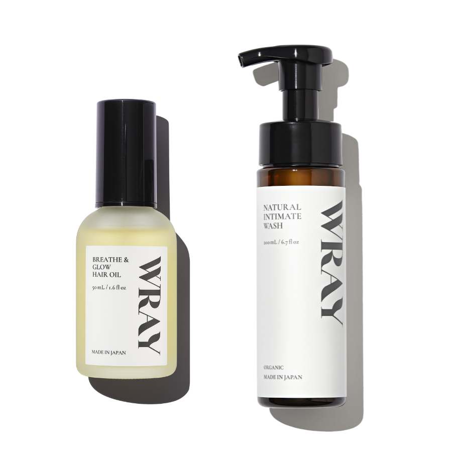 WRAY アロマブリーズセット ブリーズ&グローヘアオイル ナチュラルインティメイトウオッシュ