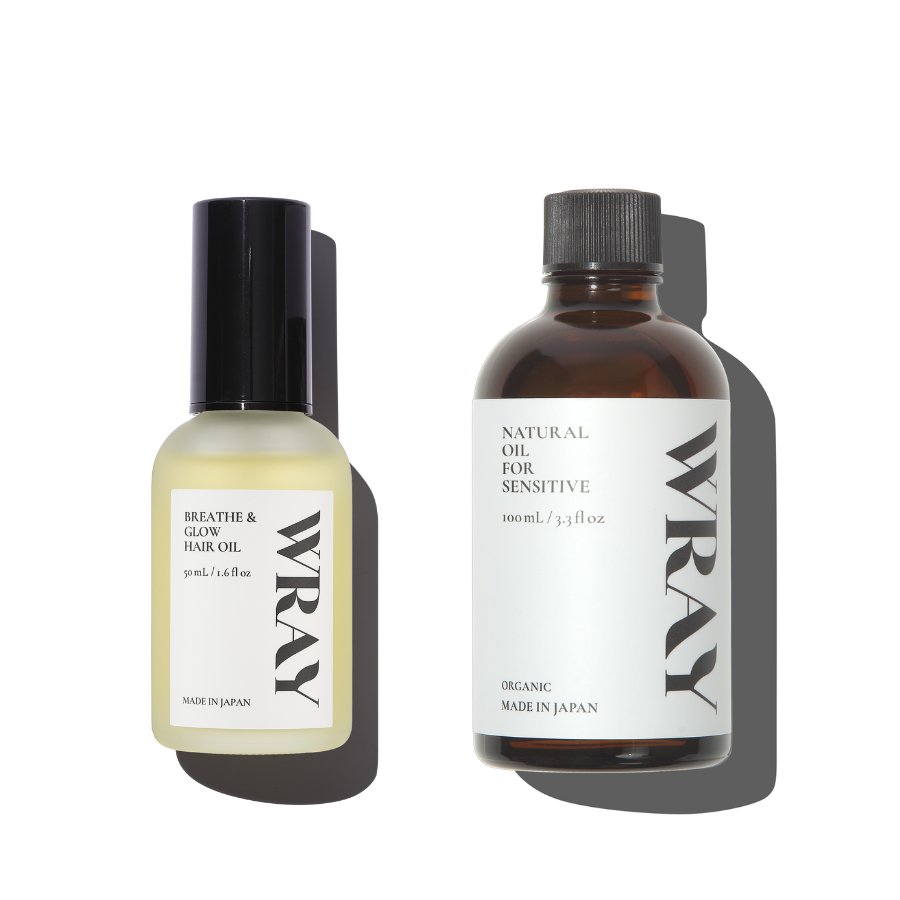WRAY オイルリチュアルセット ブリーズ&グローヘアオイル ナチュラルオイルフォーセンシティブ