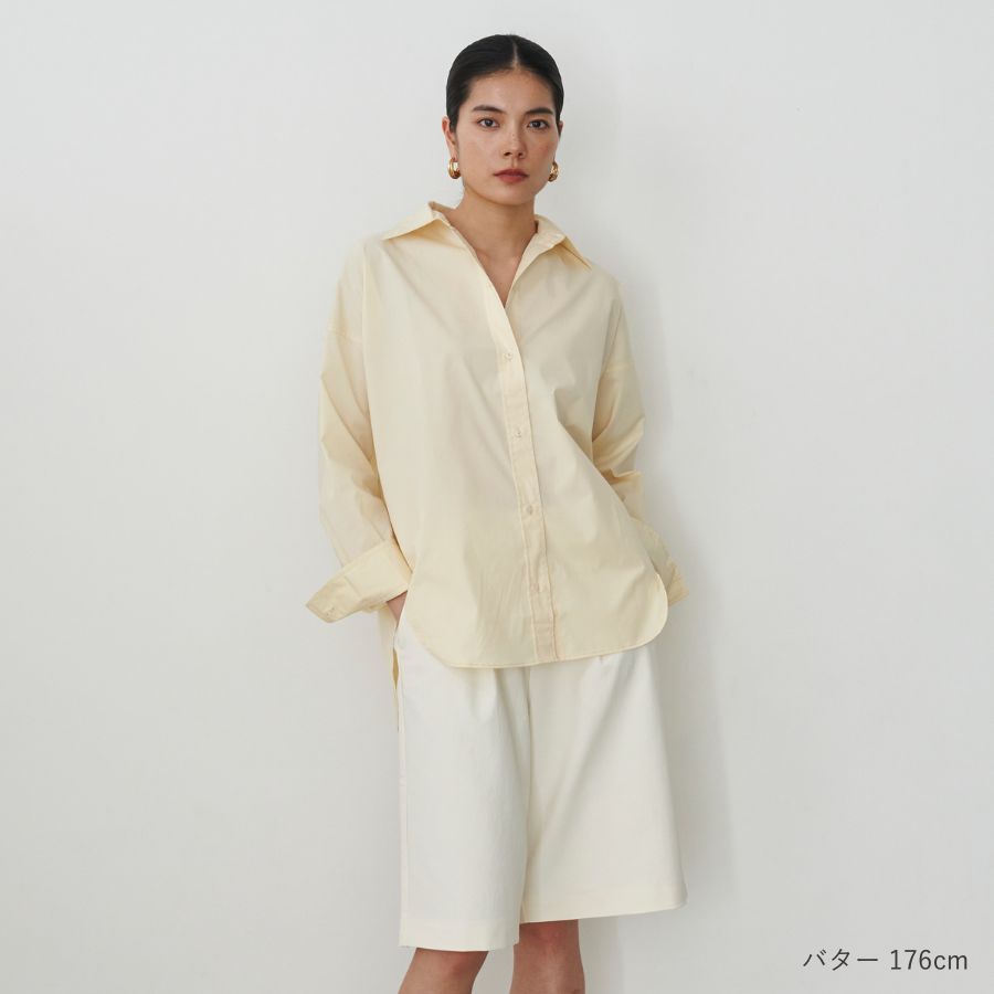 lounge WRAY オーバーサイズシャツ バター