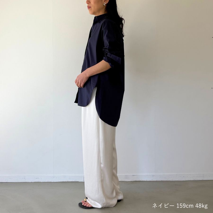 lounge WRAY オーバーサイズシャツ ネイビー