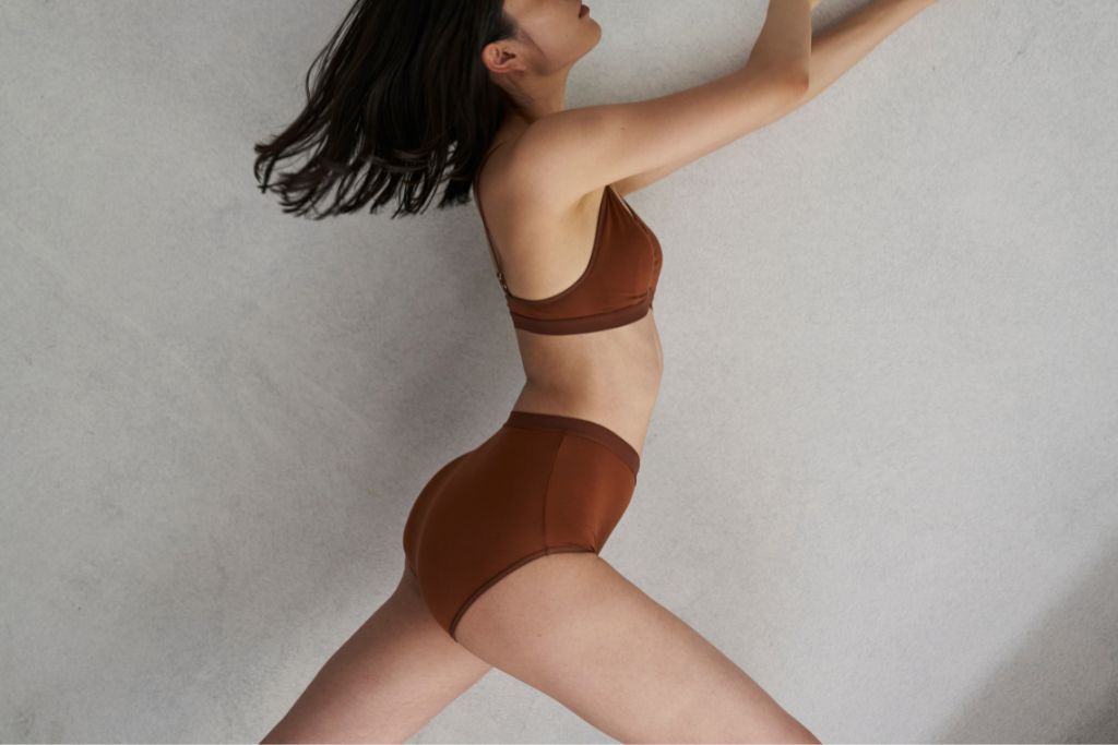 スキンライクブラレット スキンライクハイライズショーツ