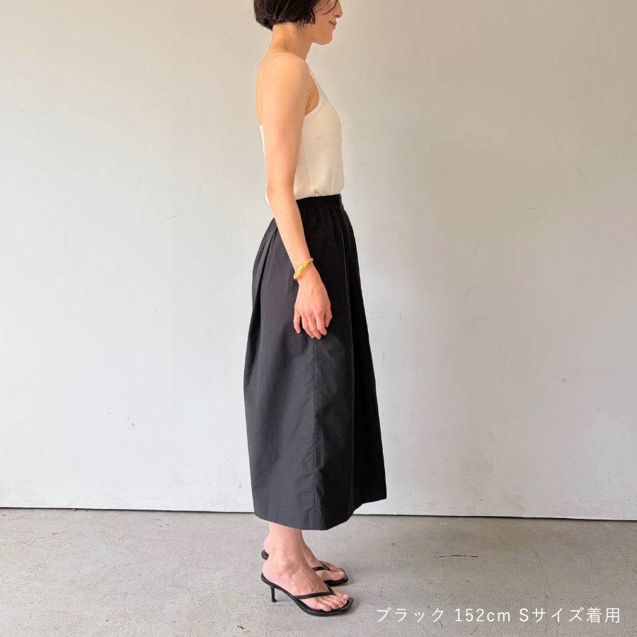 lounge WRAY エアリーキュロットパンツ ブラック