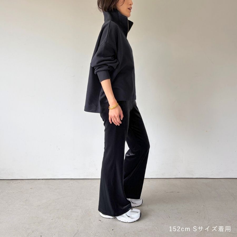 lounge WRAY コンフォートベロアパンツ ブラック