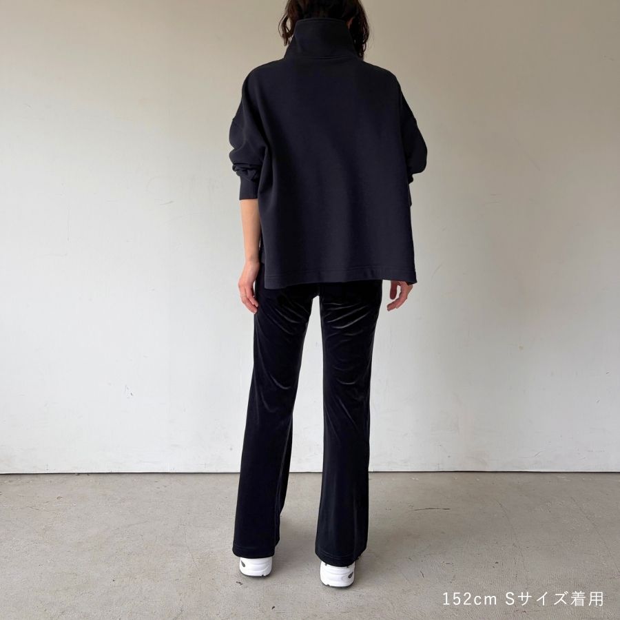 lounge WRAY コンフォートベロアパンツ ブラック