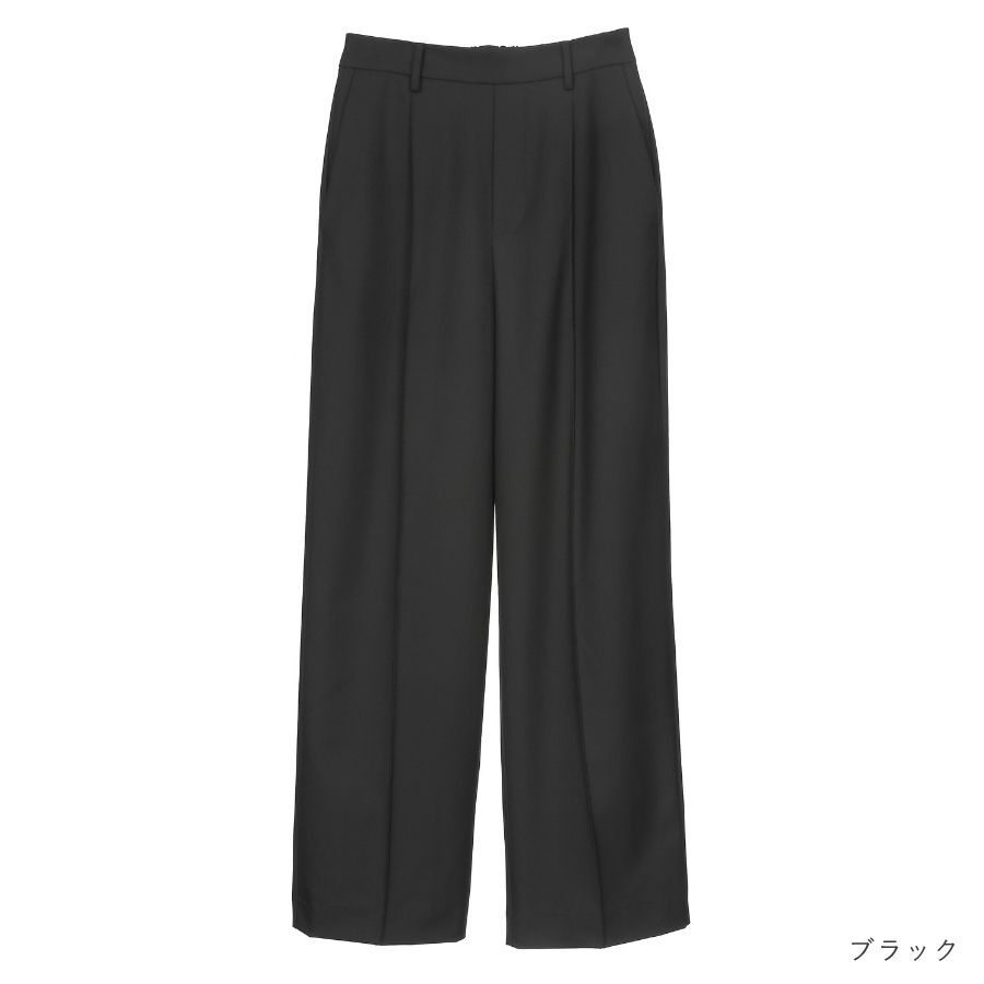 lounge WRAY イージータックパンツ ブラック