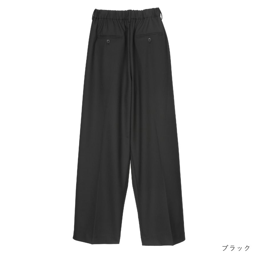lounge WRAY イージータックパンツ ブラック