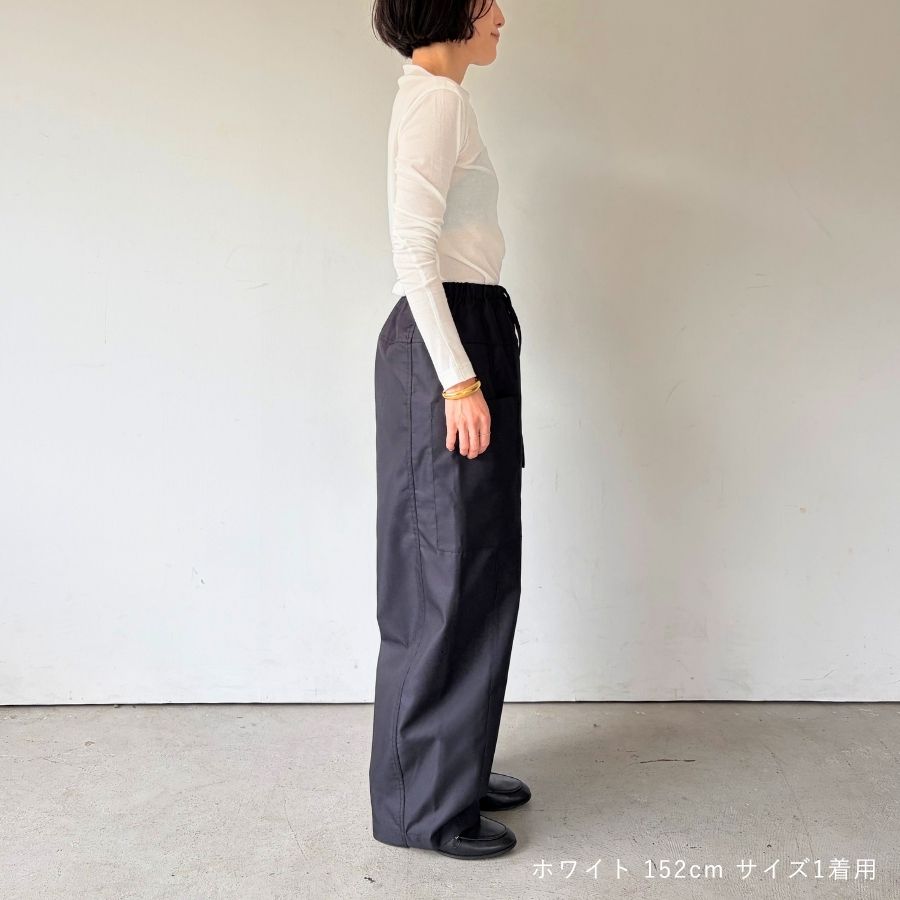 lounge WRAY ソフトタッチアシンメトリーカットソー ホワイト