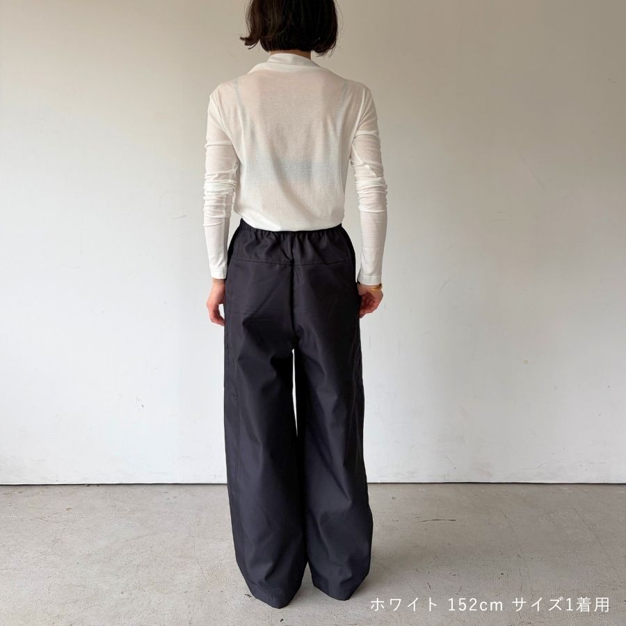 lounge WRAY ソフトタッチアシンメトリーカットソー ホワイト