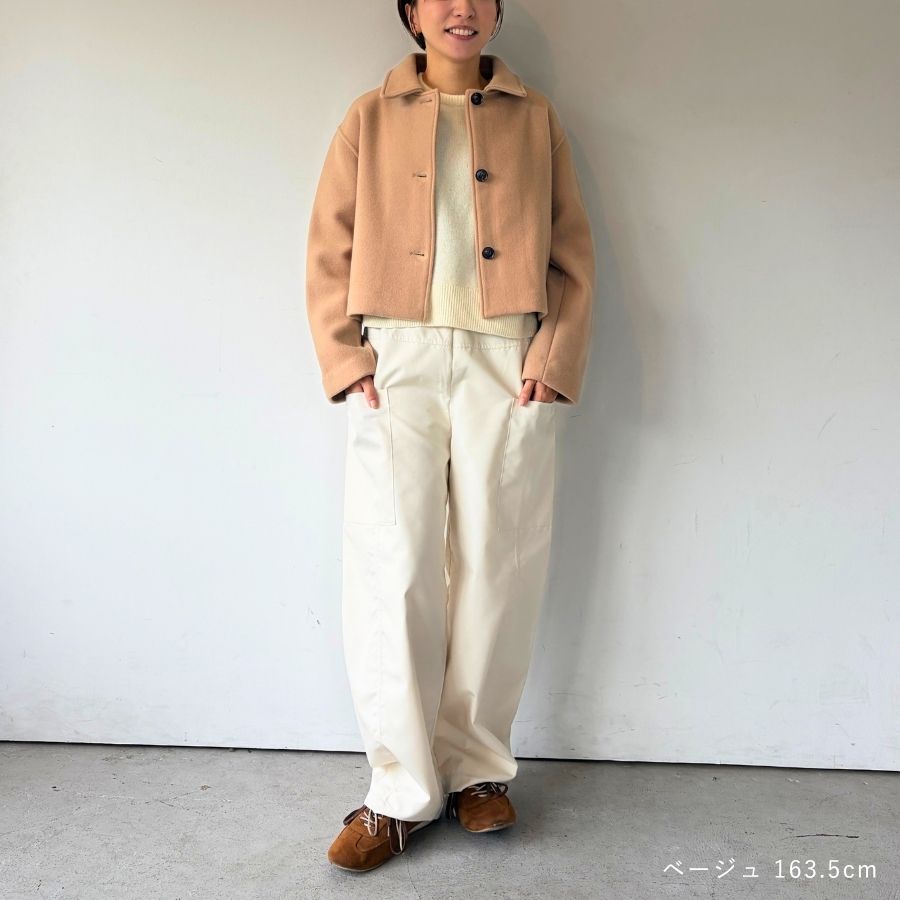 lounge WRAY ソフトウールジャケット ベージュ