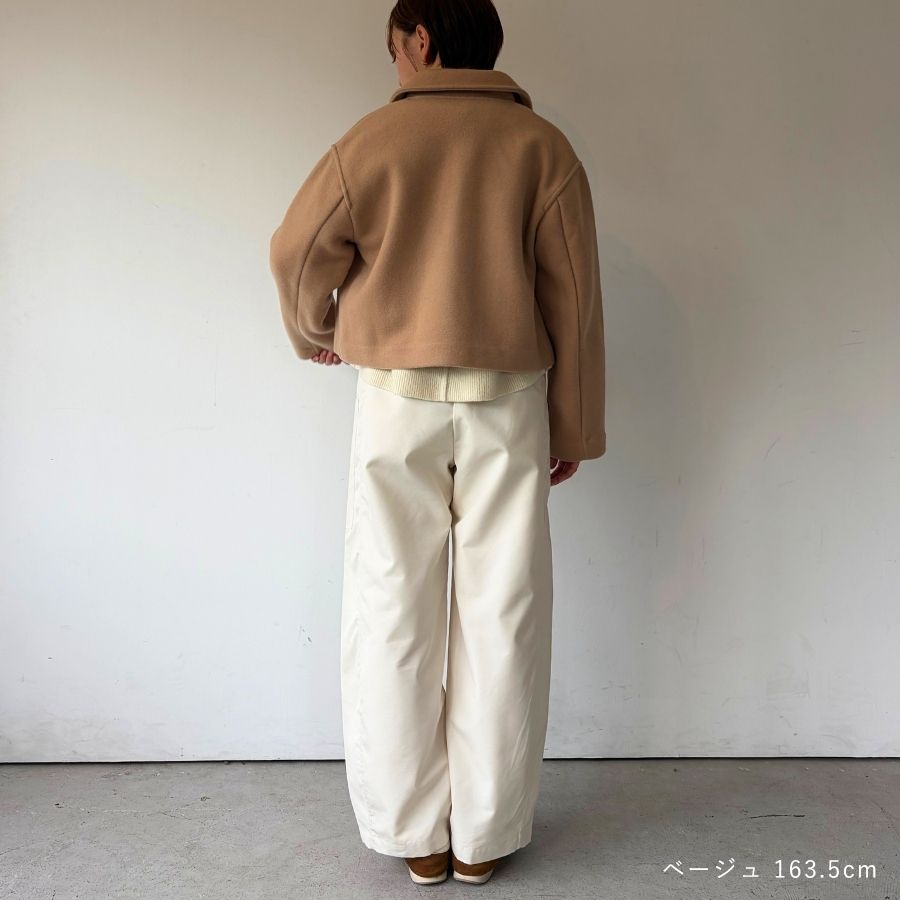 lounge WRAY ソフトウールジャケット ベージュ