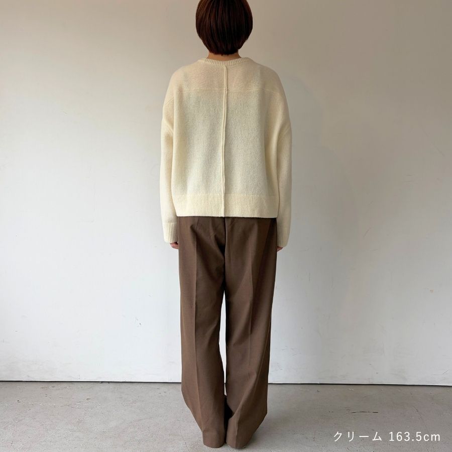 lounge WRAY ウールカシミヤニットトップス クリーム