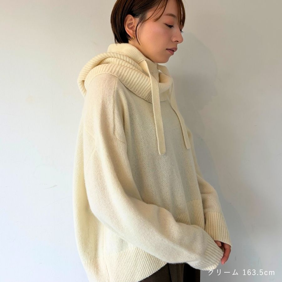 lounge WRAY ウールカシミヤニットトップス クリーム